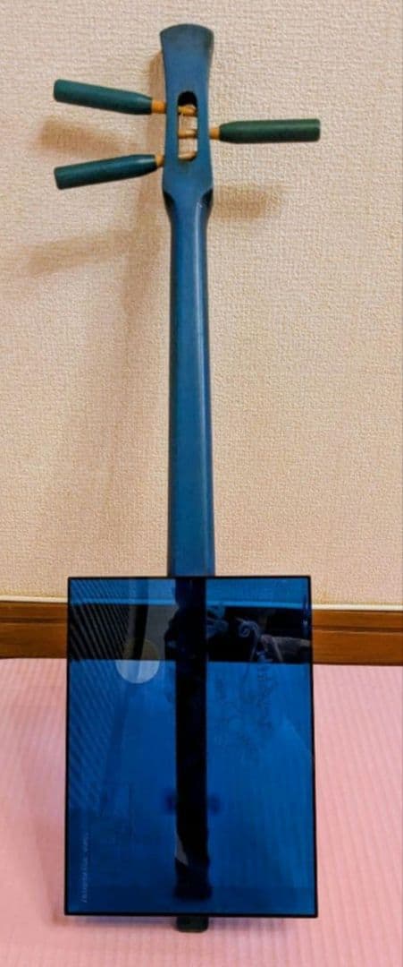 サンレレ 本体 ブルー　ハイビスカスホヌ柄