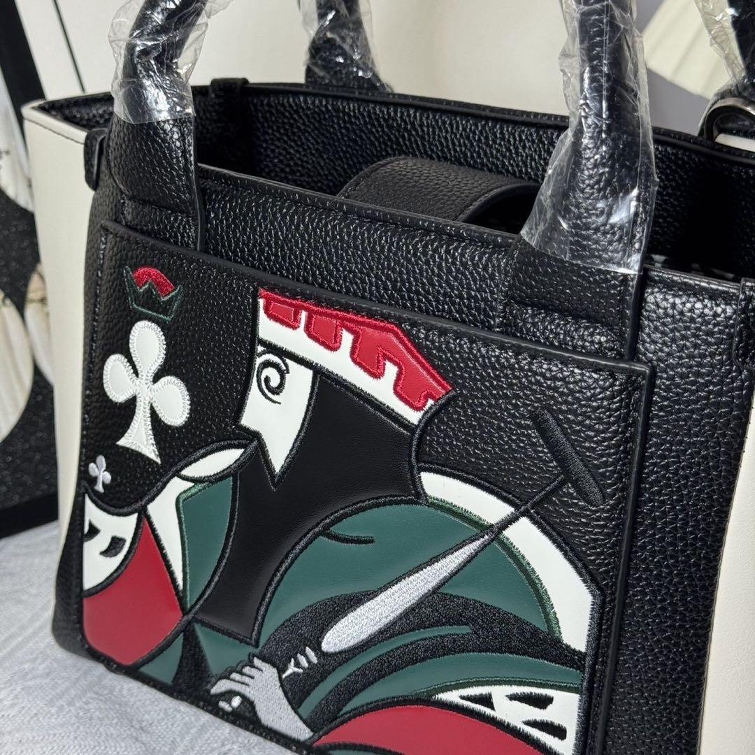 Malbon トランプデザイン バッグ　ゴルフバッグ2WAY ショルダー付
