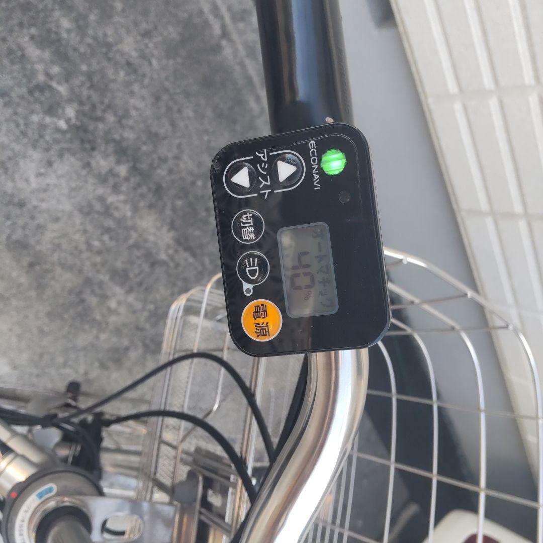 猫*様 電動自転車 シルバー 前カゴ付き