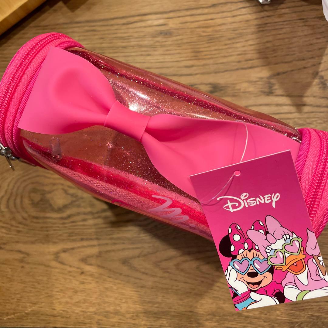 plaza Disneyミニーマウス デイジーダック ハンギングポーチ ピンク