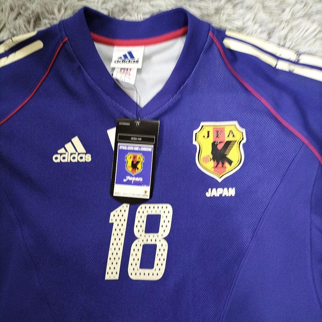 新品タグ付きadidas アディダス　日本代表ユニホーム　小野伸二
