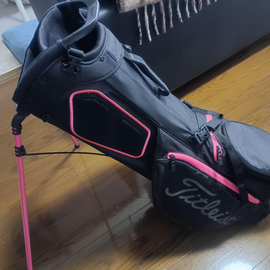 Titleist キャディバッグ ブラック/ピンク