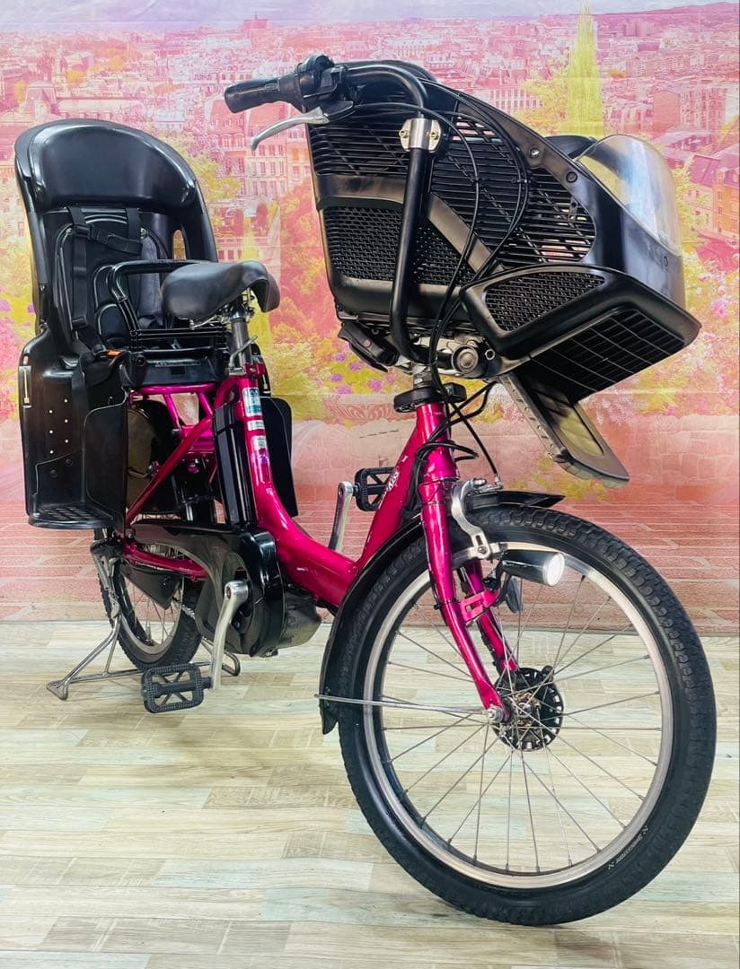 ZK3351 電動自転車 ヤマハ パスキス 子供乗せ 20インチ 送料無料