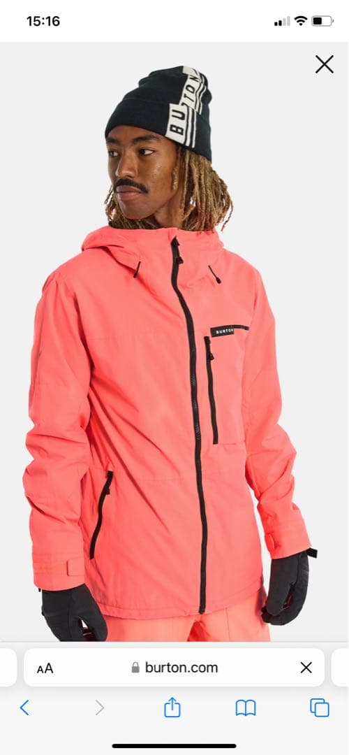BURTON PEASY JACKET Mサイズ 22-23年モデル