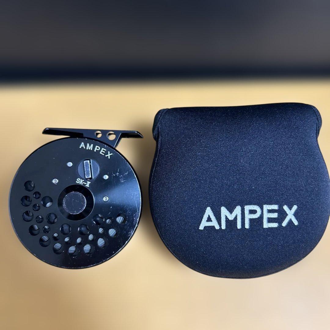AMPEX SK-2フライリール ケース付き ⭐️オマケ:インター＃５付き