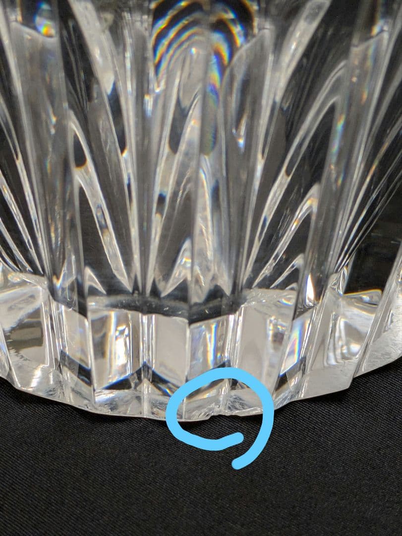 大幅値下★Baccarat バカラ 花瓶　大型　フラワーベース　27cm