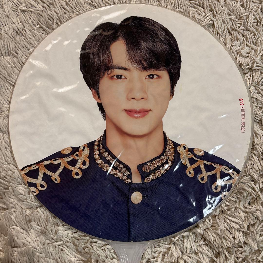 bts jin ジン うちわ フラッグ セット 公式
