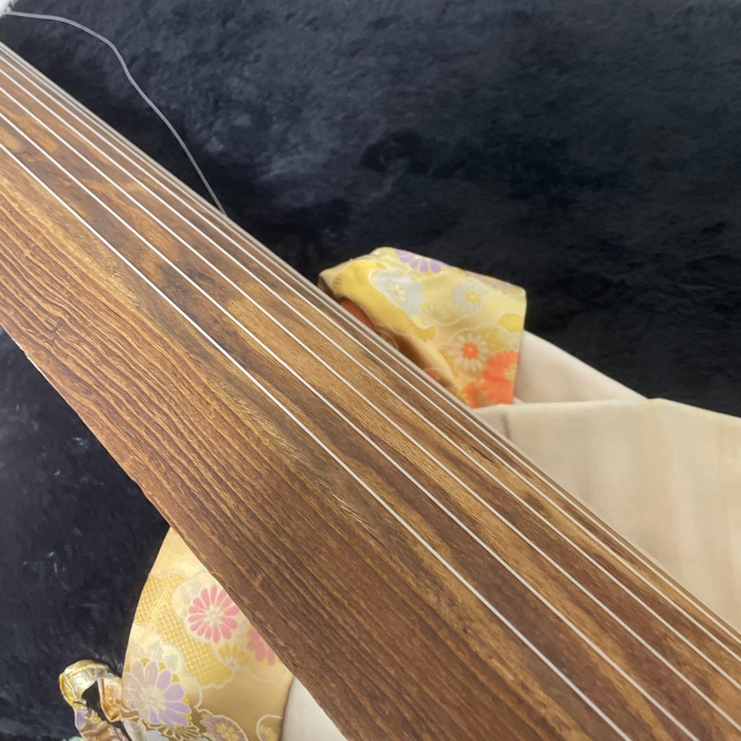 送料無料! 高級 お琴 秀甫作 綾杉彫り 和楽器 弦楽器 雅楽 伝統工芸