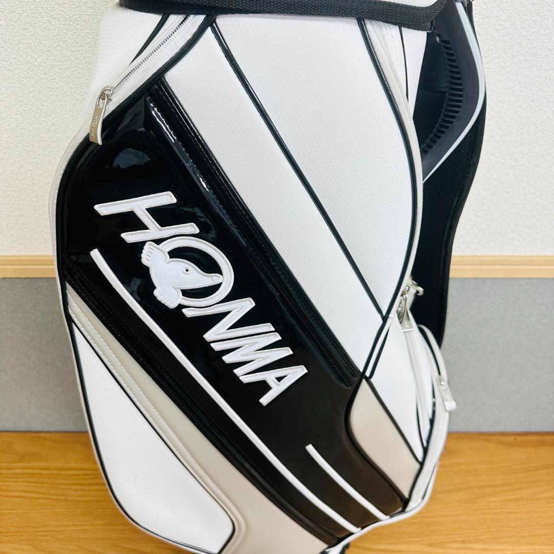 HONMA キャディーバッグ CB-12016 ホワイト/ブラック