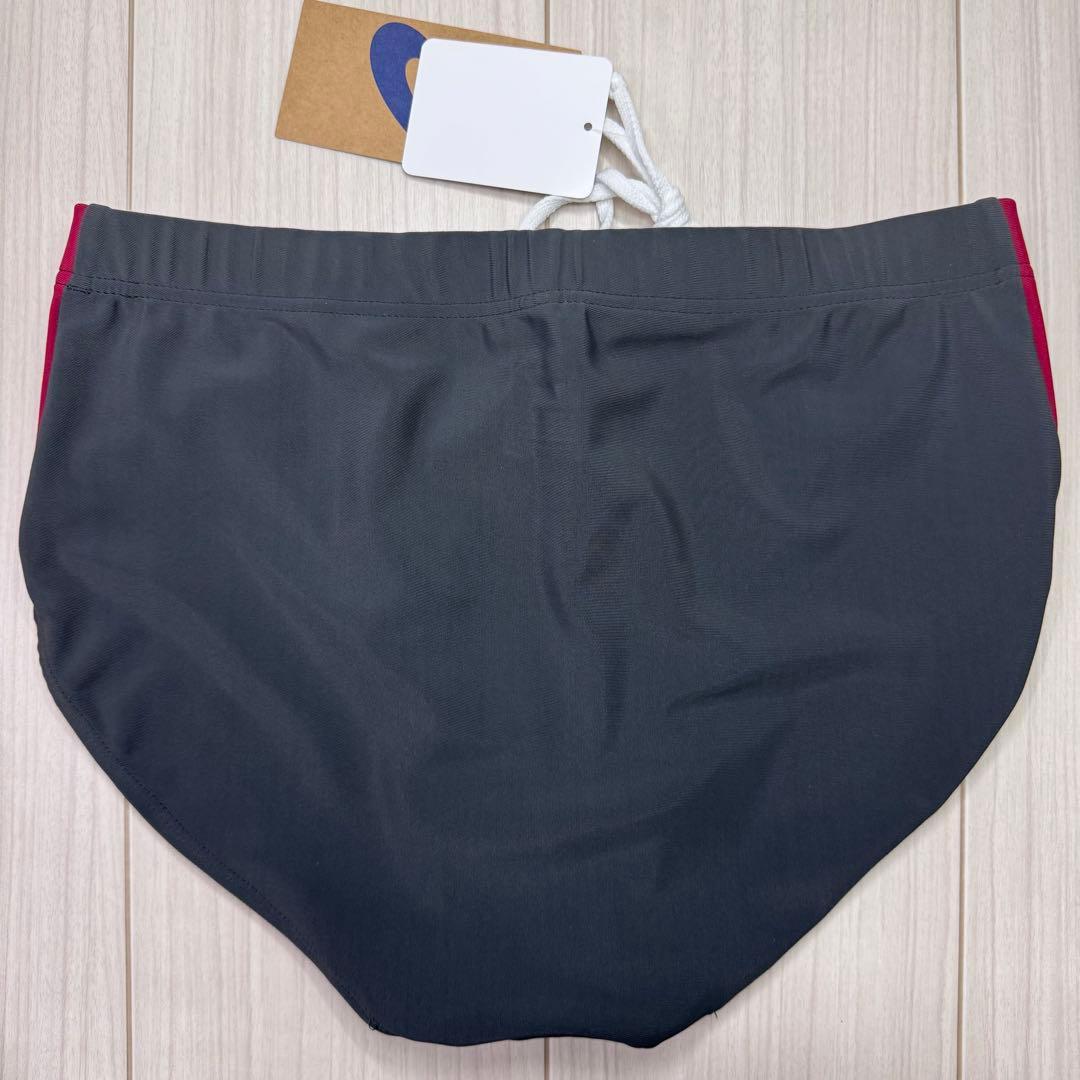 アシックス　女子陸上レーシングショーツ　4XLサイズ　ダークグレー×エンジ　新品