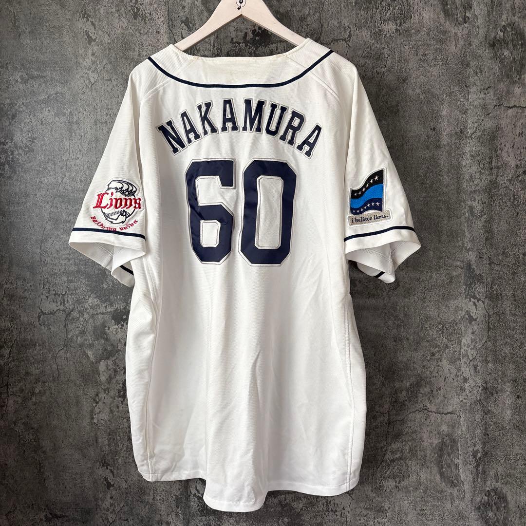 ⭐︎486 野球グッズ　埼玉西武ライオンズ #60中村剛也 ユニフォーム