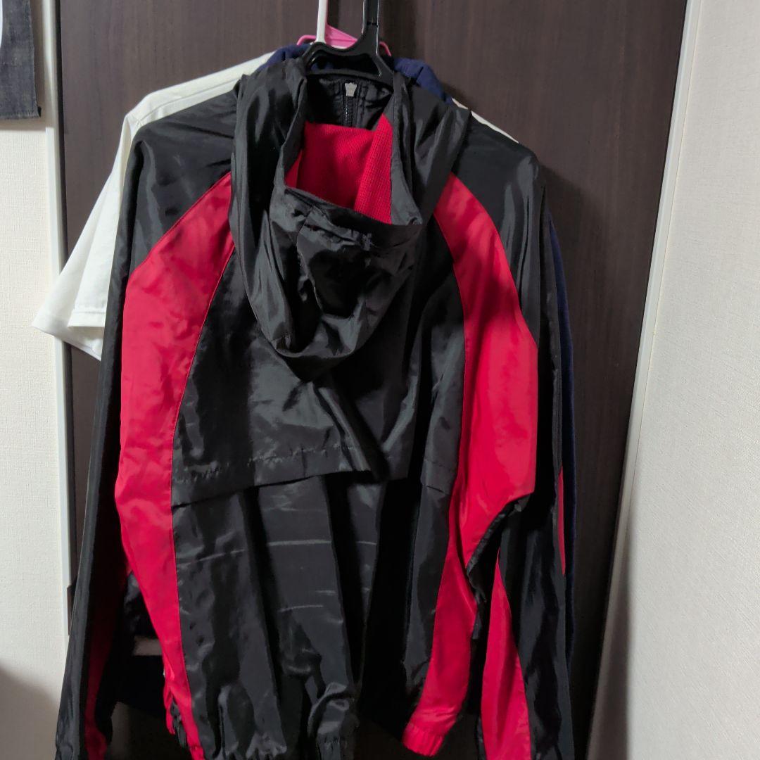 【美品】JORDAN フルジッパー ジャケット XXL 黒/赤 大きいサイズ