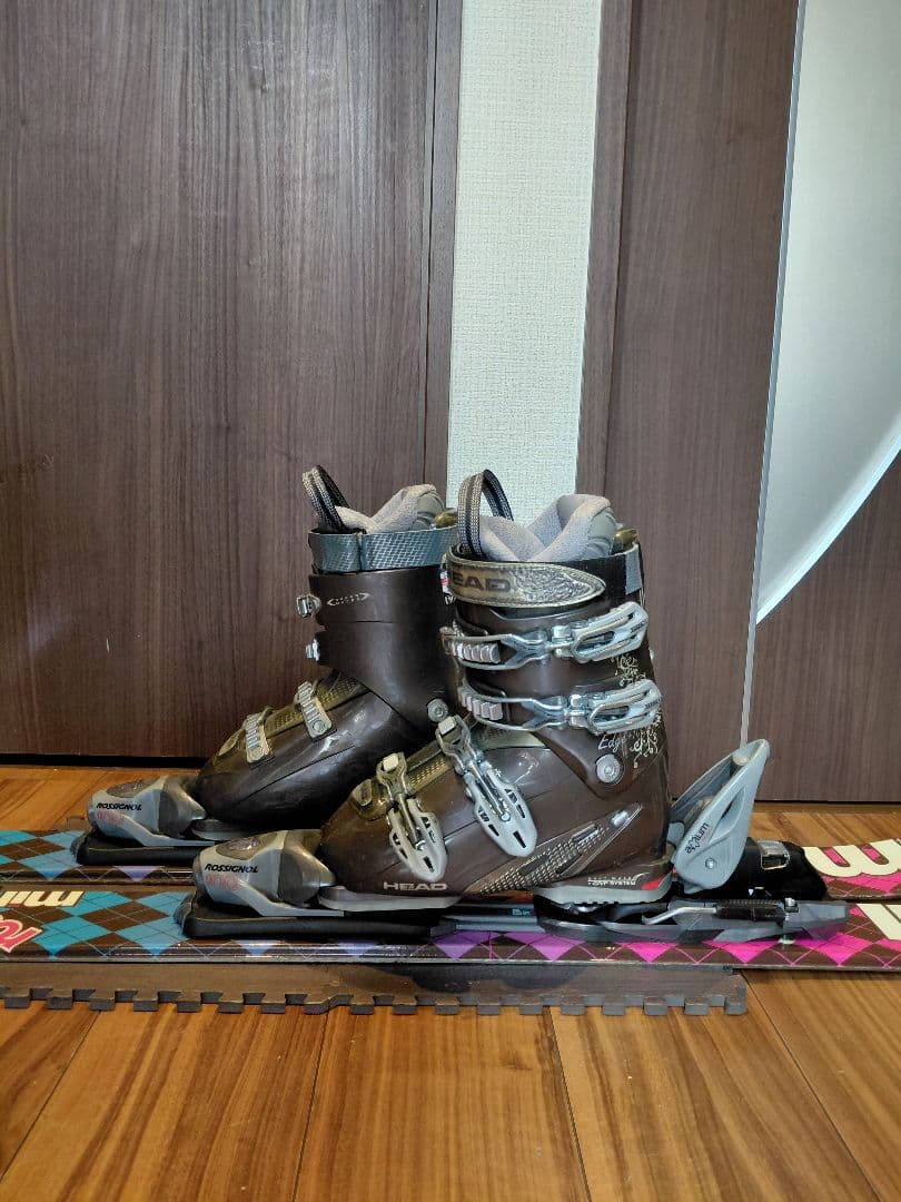 大特価❗ROSSIGNOL 128 ミッドスキー ショートスキーセット❗