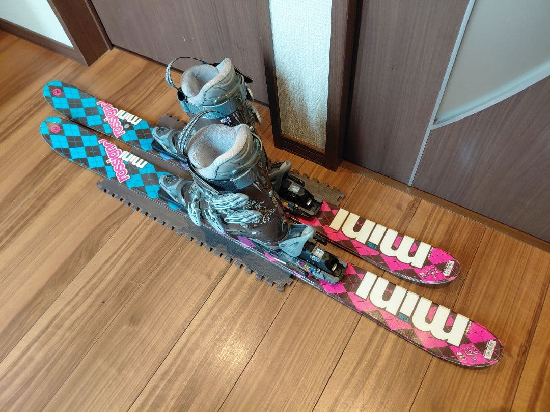 大特価❗ROSSIGNOL 128 ミッドスキー ショートスキーセット❗