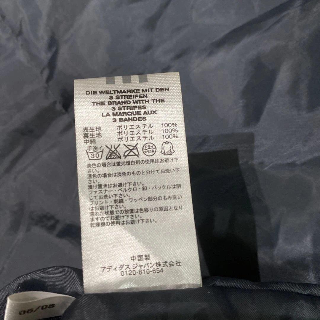 【人気】アディダス◆ 中綿入りベンチコート◆Mサイズ　 防寒着　ネイビーピンク