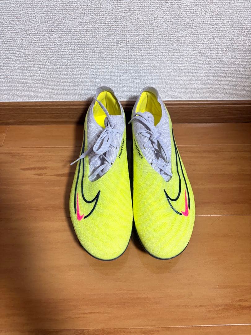 Nike Phantom サッカーシューズ・スパイク イエロー/ホワイト　○美品