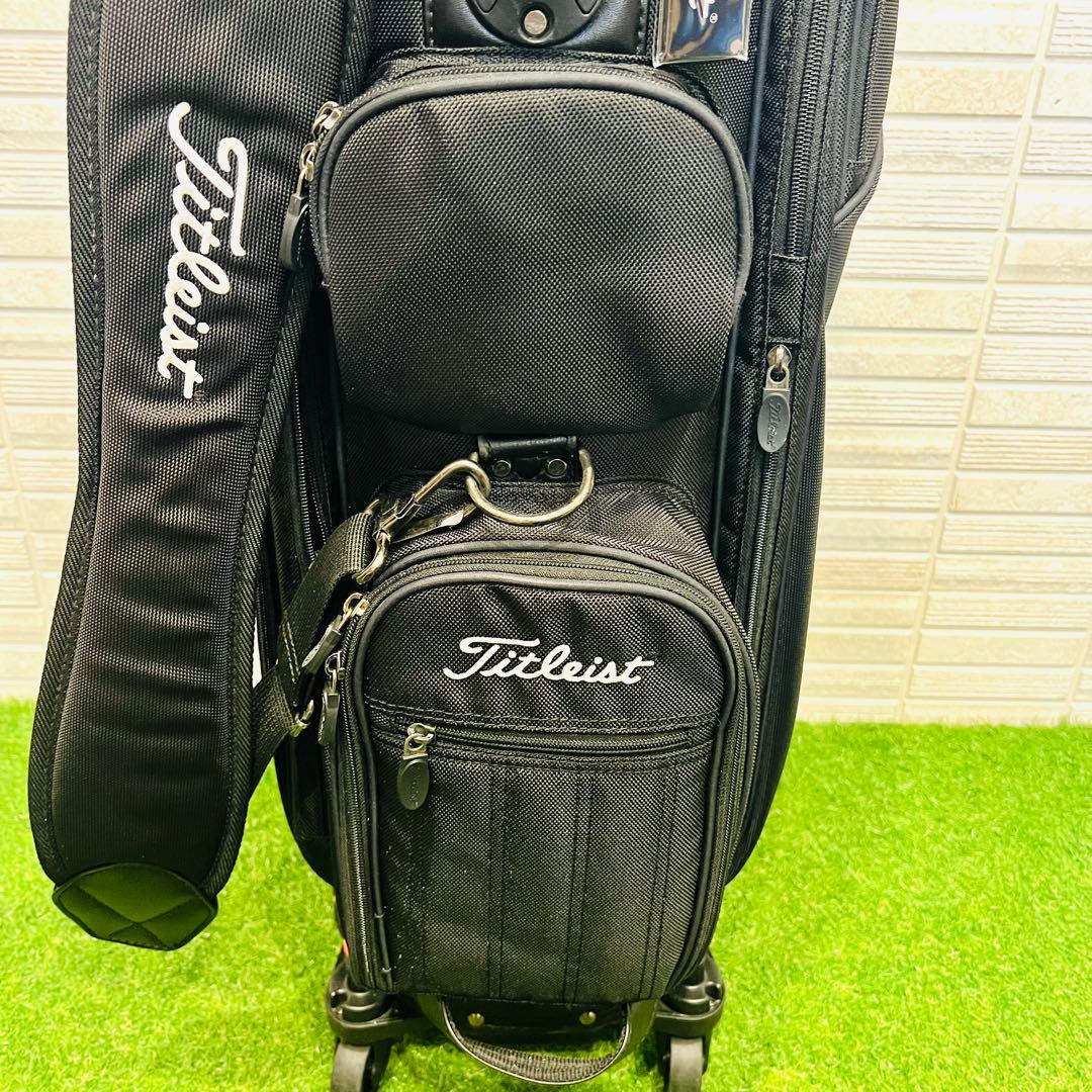 4輪 Titleist タイトリスト キャディバッグ キャリー キャスター