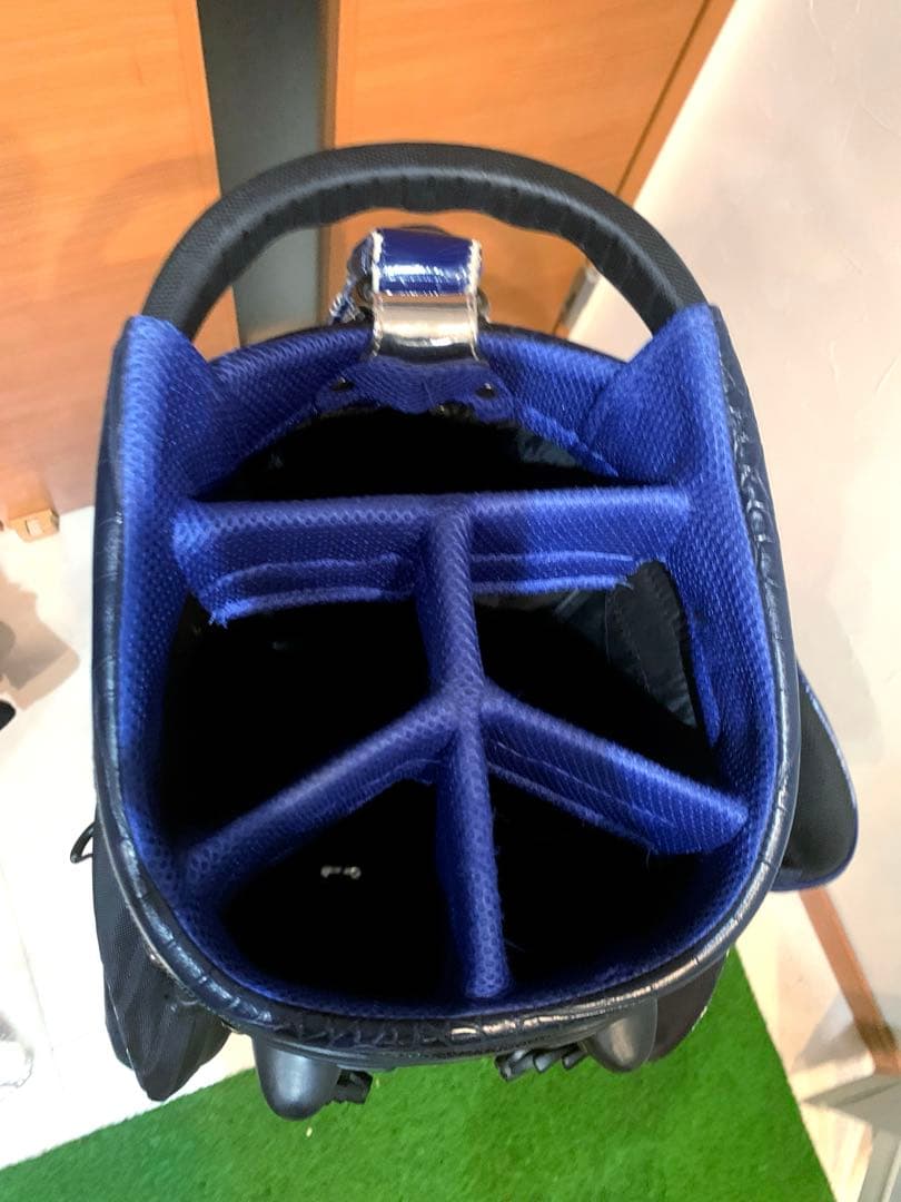 希少　完売　エリート　クロコ型押し　スタンド　キャディバッグ