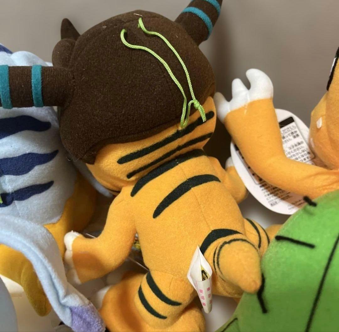 デジモンアドベンチャー2 ぬいぐるみ 全5種 コンプリート タグ付き