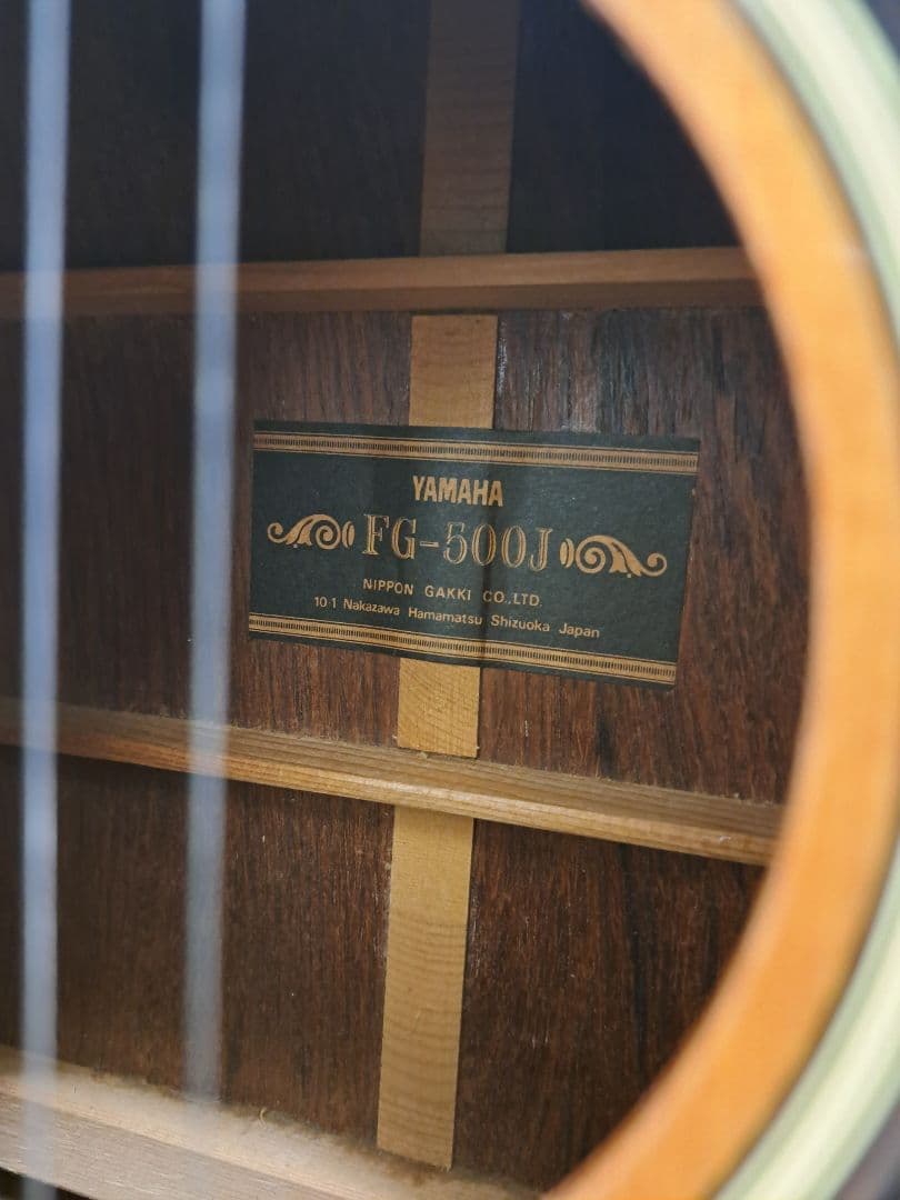 YAMAHA　FG-500J　ブラックラベル　ハードケース有