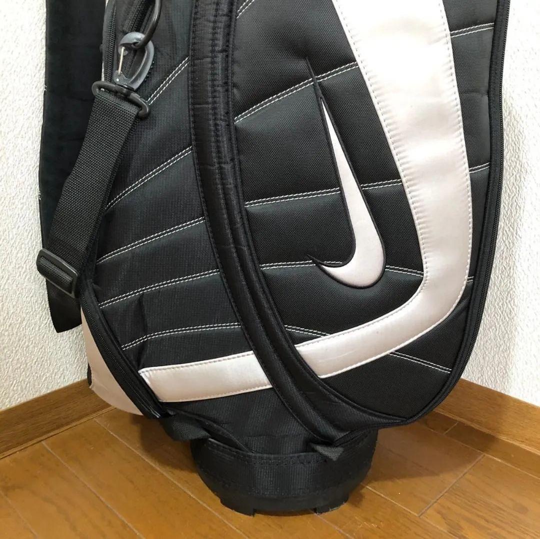 Nike キャディバッグ 黒/白 ストライプデザイン