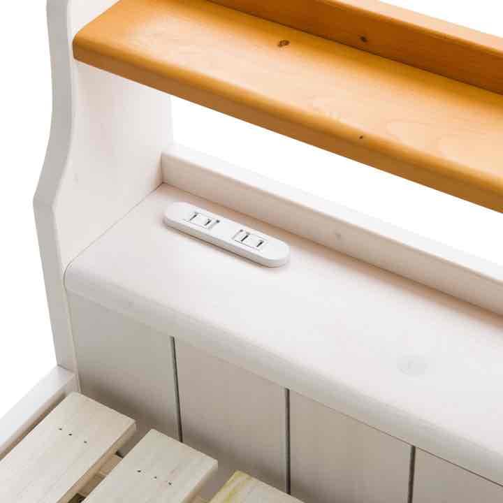 カントリー調すのこベッド