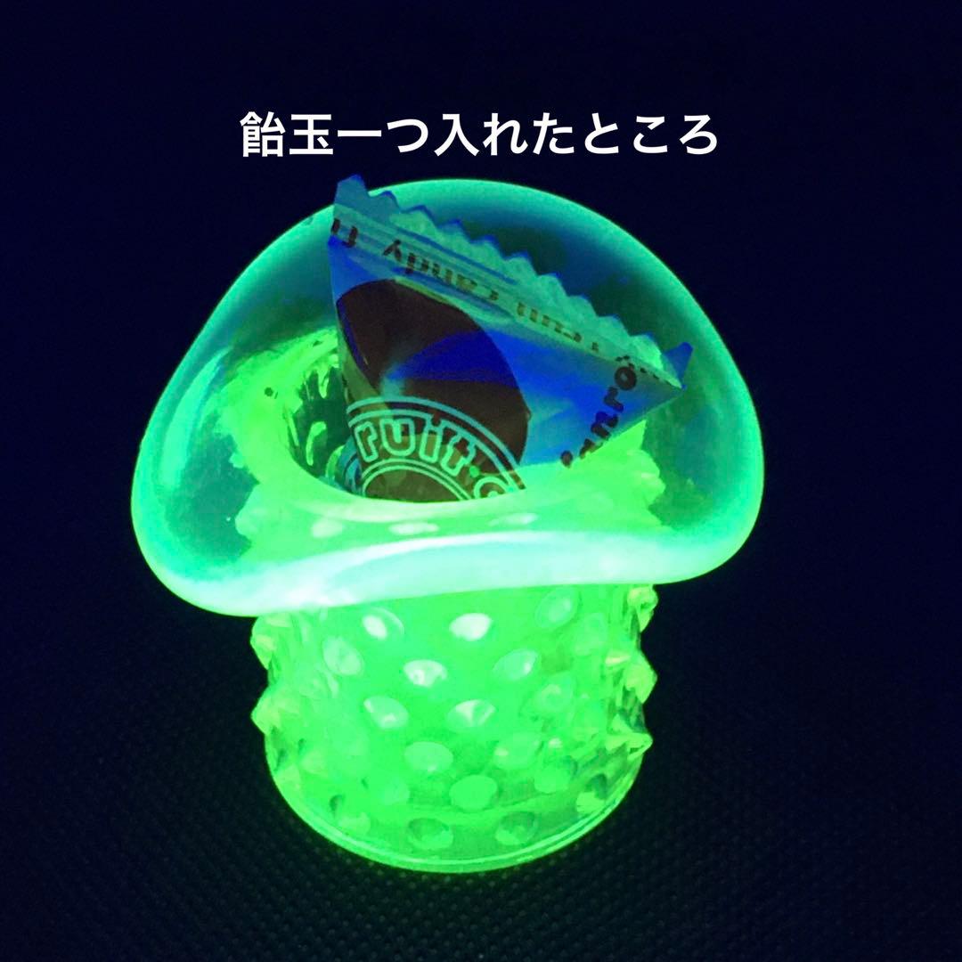 ホブネイルハット　フェントン　ウラン　ガラス　グラス　帽子　トパーズオパルセント