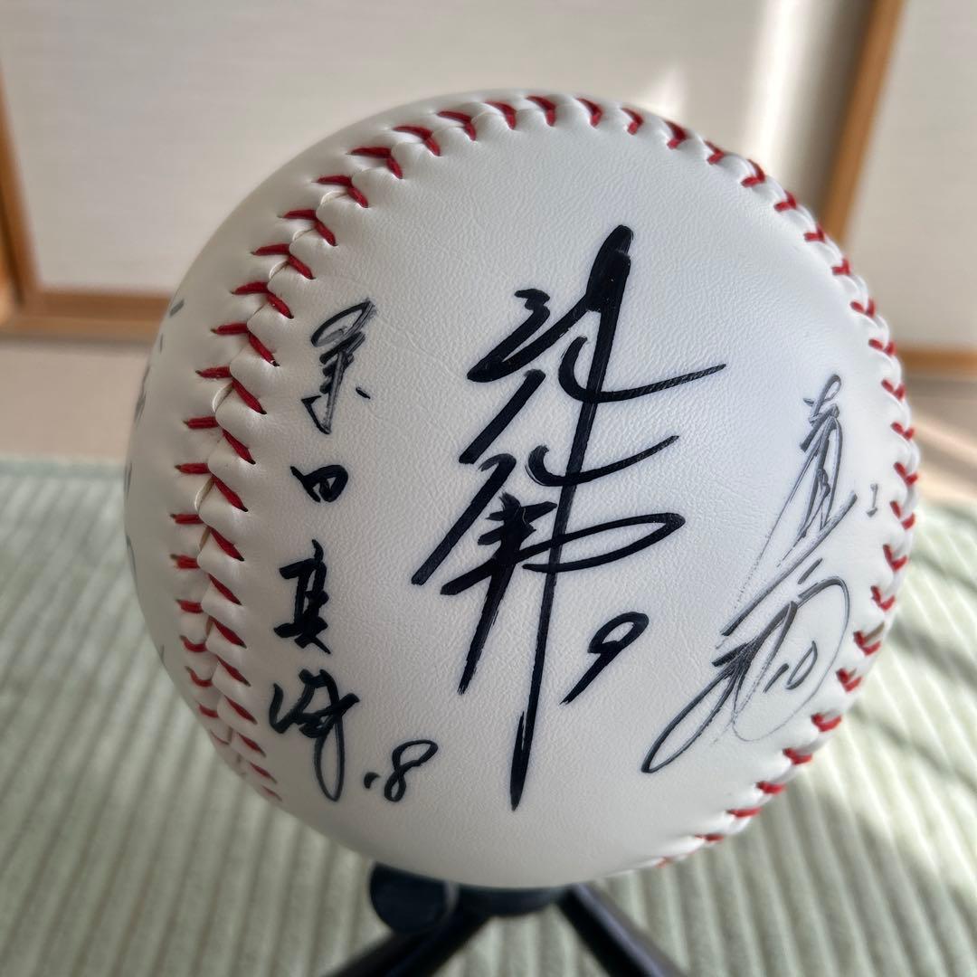 巨人軍２００２年優勝記念ジャンボ直筆非売品１２名直筆貴重サインボール直径約２０