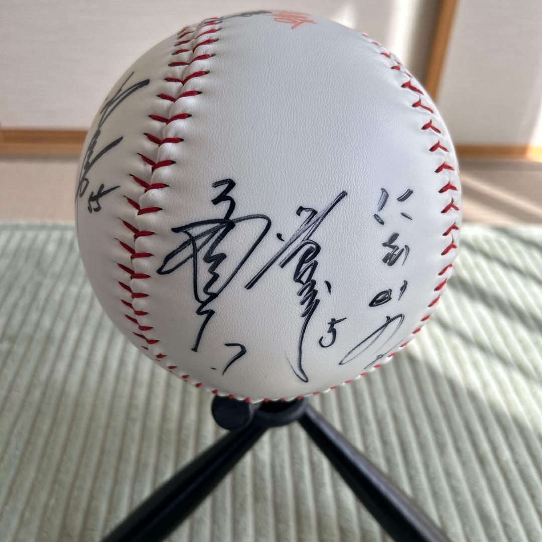 巨人軍２００２年優勝記念ジャンボ直筆非売品１２名直筆貴重サインボール直径約２０