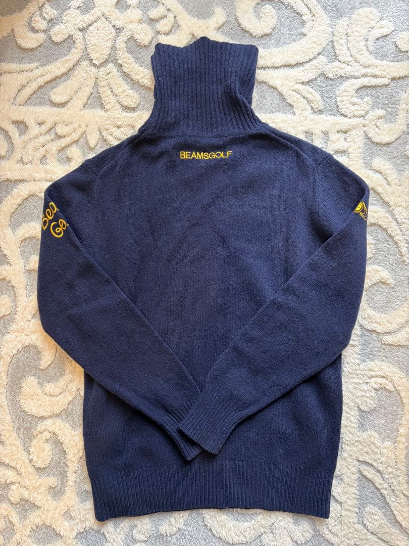 BEAMS GOLF タートルネックニットセーター　サイズM