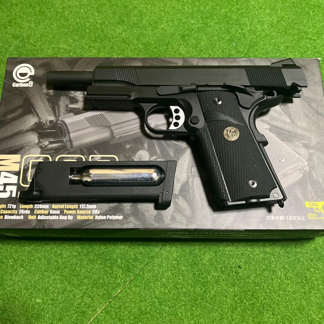 俺*飯様 Carbon8 M45 CQP ガスブローバックエアガン 安全基準適合