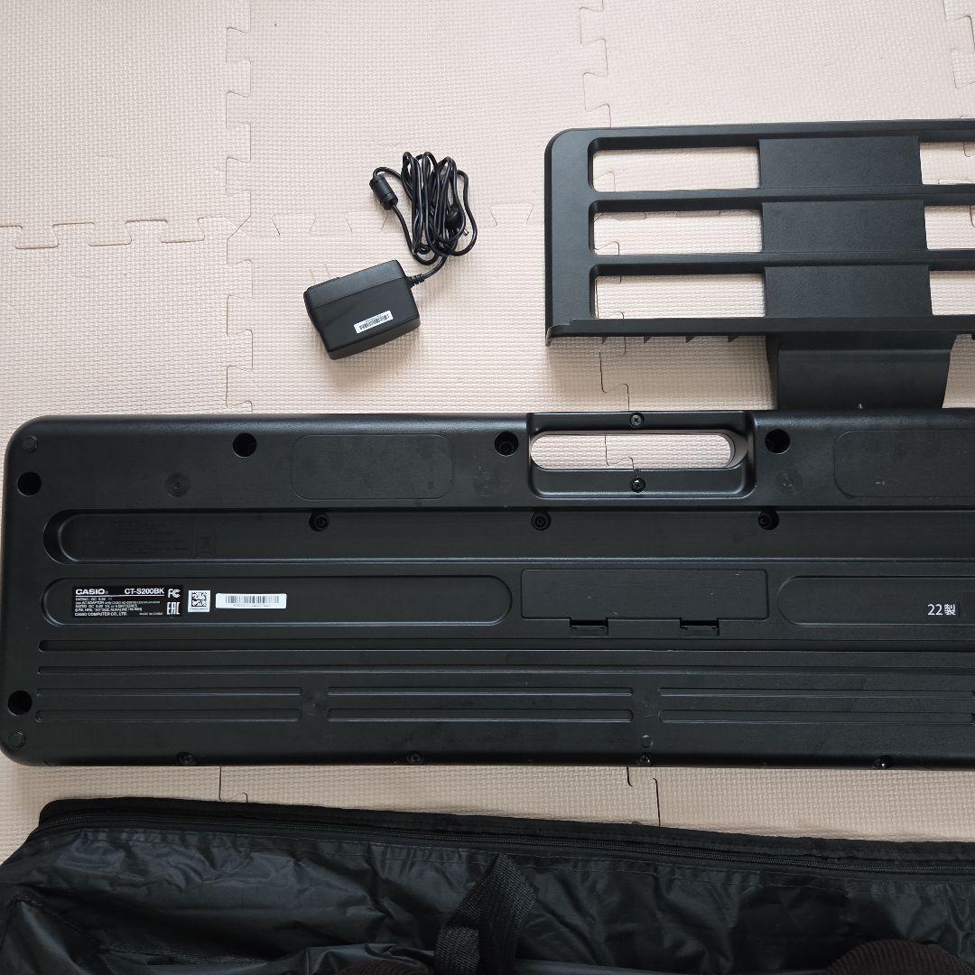 CASIO CT-S200BK キーボード 本体と付属品
