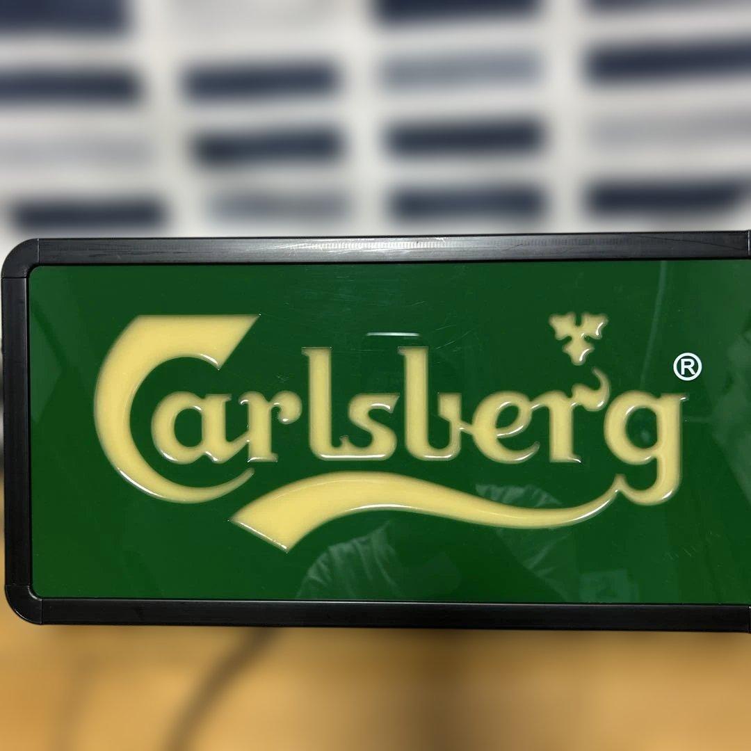 カールスバーグ スイープサイン　ネオン　ライト　看板　企業物　アドバタイジング