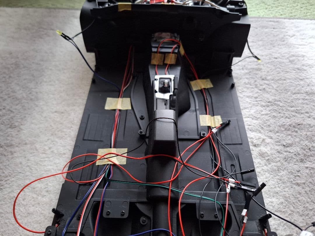 ワイルドスピードX2 R34 GT-R メインシャーシ 模型品