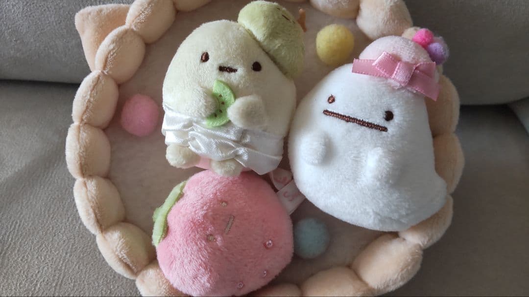 すみっコぐらし　ねこのきょうだいとお菓子屋さん　限定てのりぬいぐるみセット