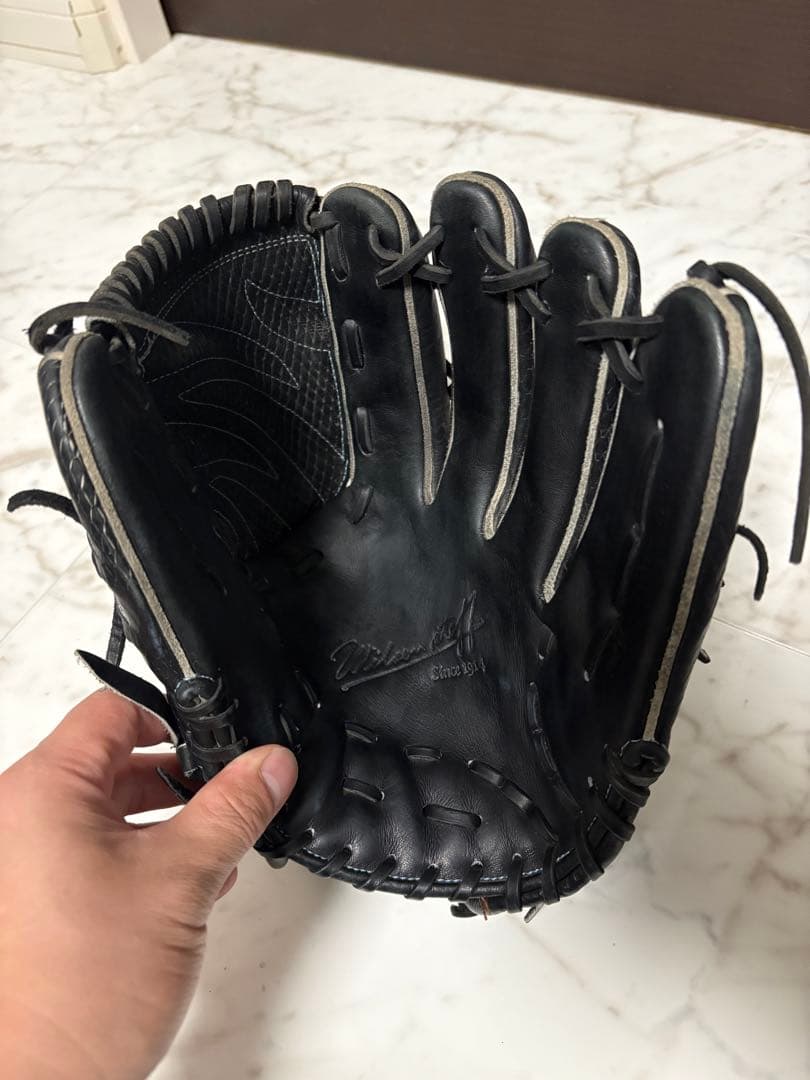 M*a様 Wilson 軟式野球グローブ 黒