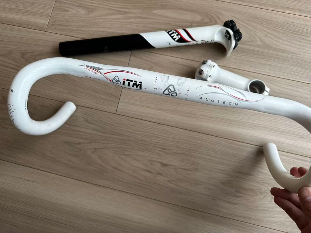 ITM ALUTECH ステム ハンドルバー シートポストセット 美品
