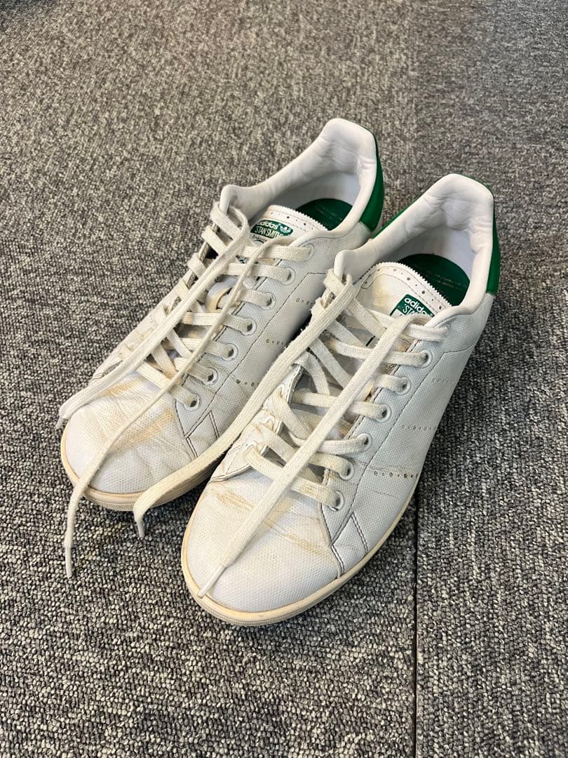 adidas Stan Smith ホワイト/グリーン　ゴルフシューズ