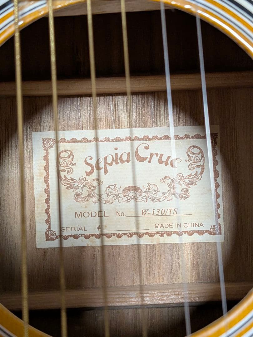Sepia Crue　W-130/TS　アコースティックギター