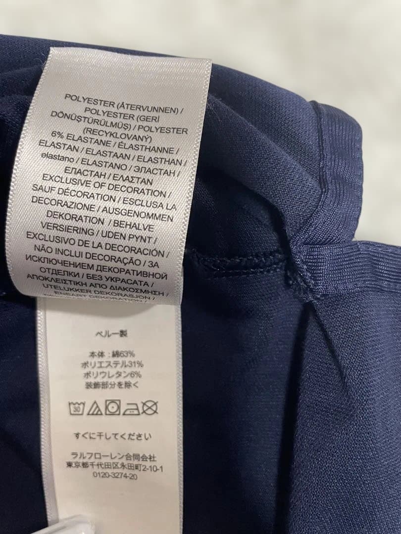【美品】ラルフローレン　ポロシャツ　ネイビー　M