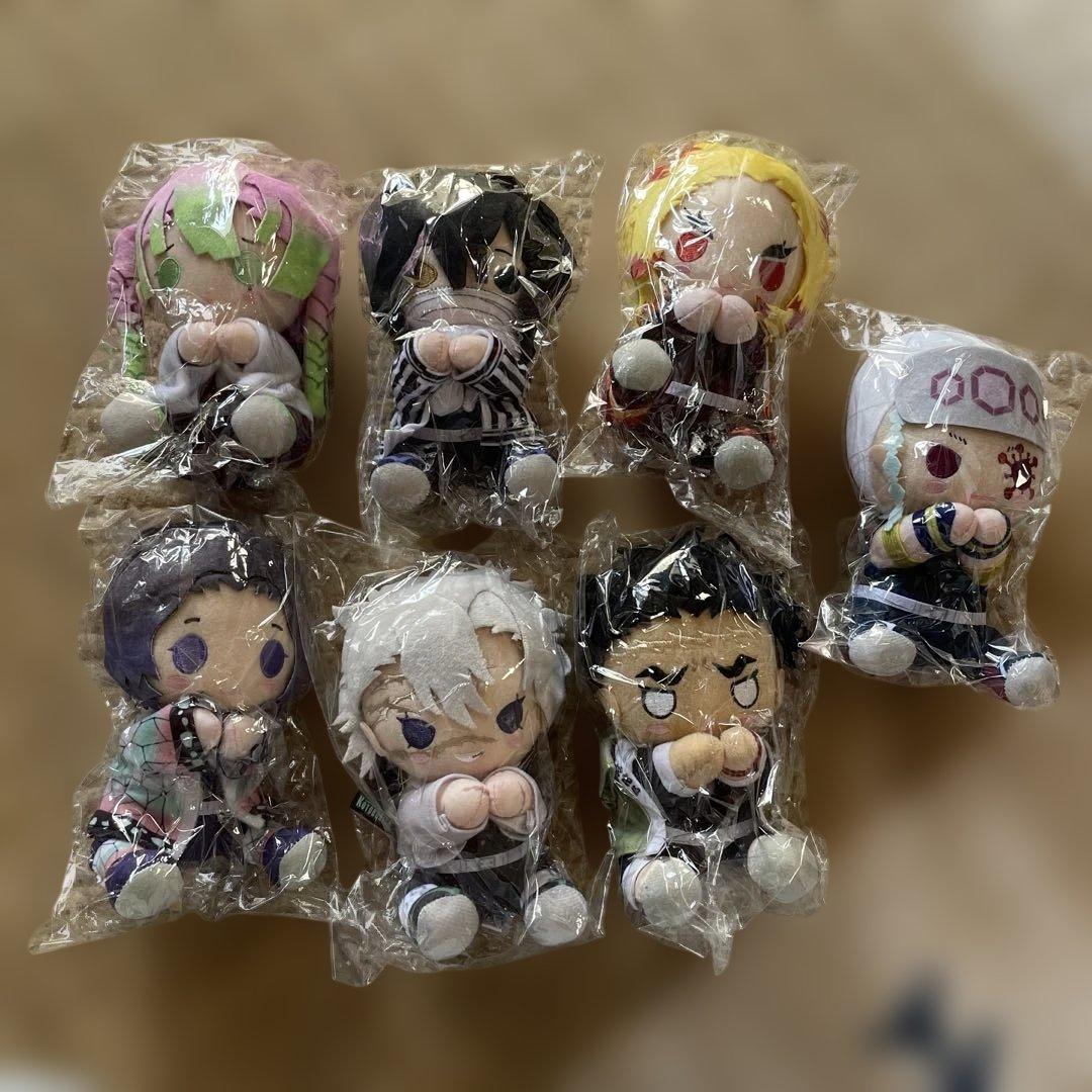 鬼滅の刃 柱 ぴたぬい 7体セット はぐキャラ おまけ付き3体 新品未開封