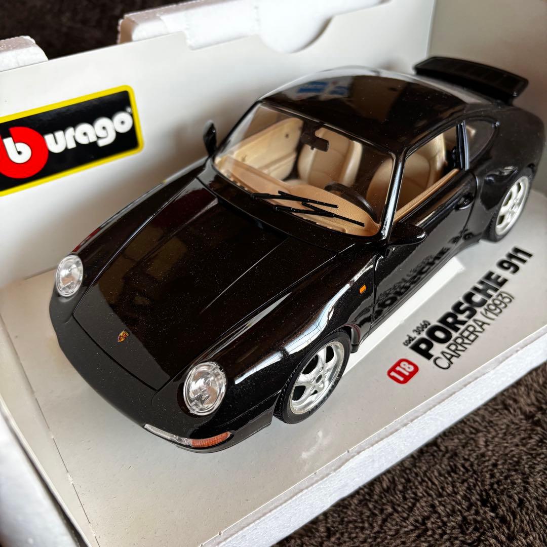 【希少】ブラゴ 1/18 ポルシェ 911 カレラ 1993) イタリア製 箱付
