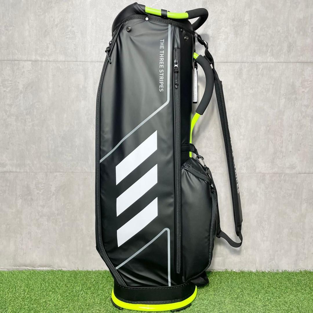 【新品】アディダス adidas キャディバッグ ゴルフバッグ 高年式 ブラック