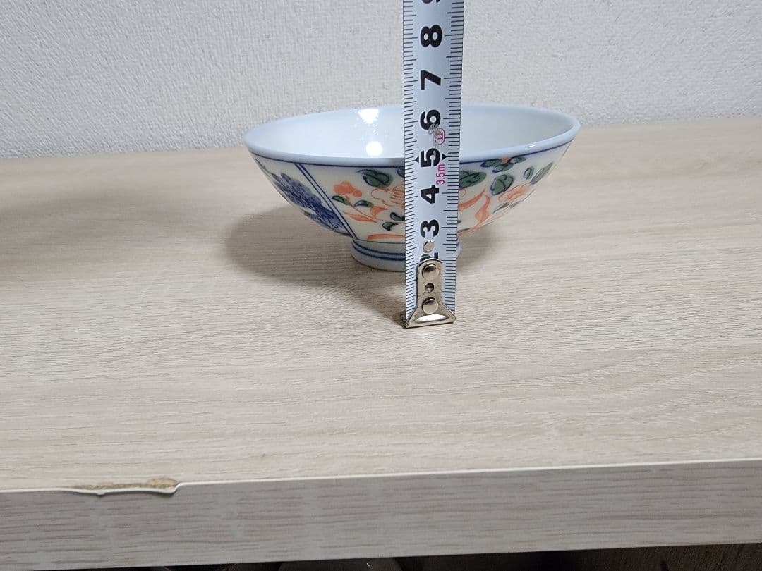 花柄の白磁飯碗　寿峰　12客セット