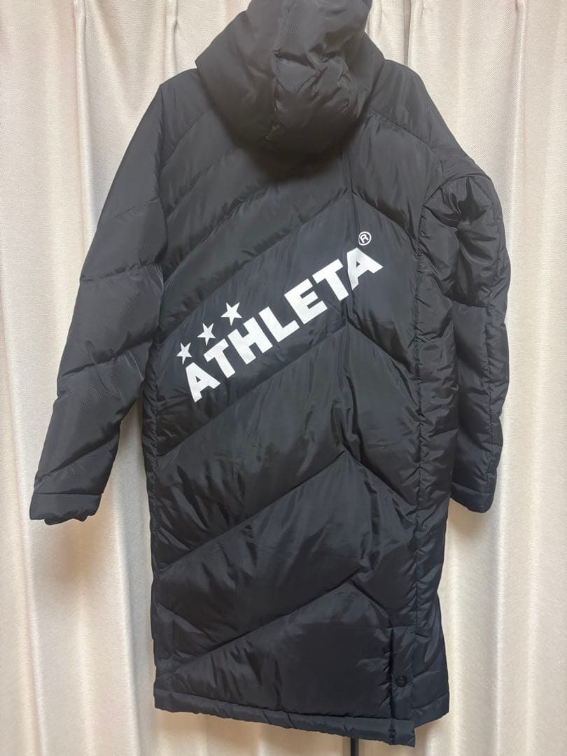 ATHLETA ブラック ダウンコート Mサイズ