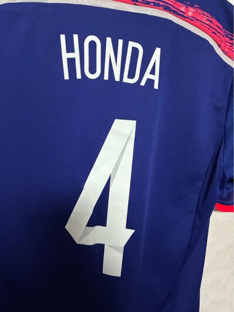 日本代表 ユニフォーム 14-15 ブラジルW杯 本田 Lサイズ アディダス