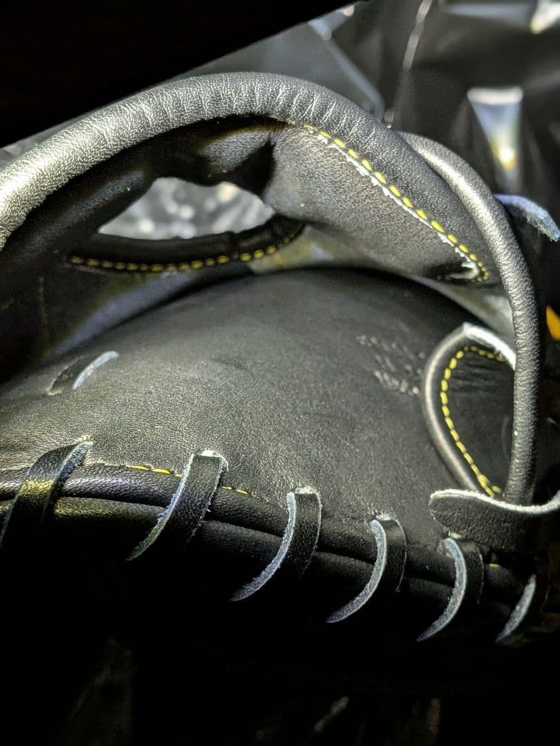 Mizuno Pro 硬式グローブ ブラック S-S型