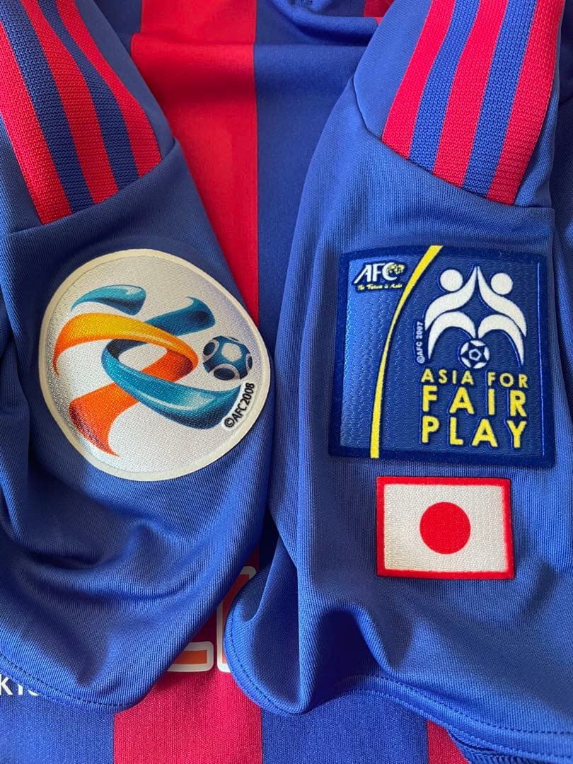 アディダスFC東京サッカーユニフォームホーム12 13渡邉千真選手AFC赤紺