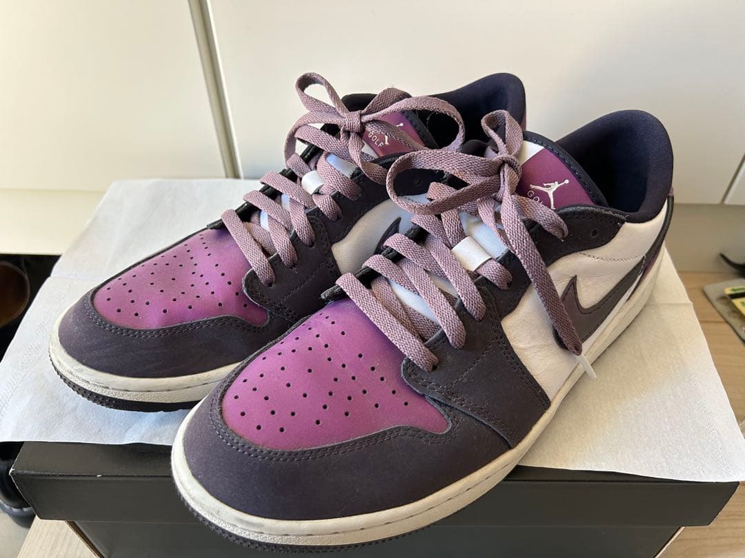 【美品＆限定品】ナイキ エア ジョーダン 1 LOW G ゴルフシューズ 箱付き