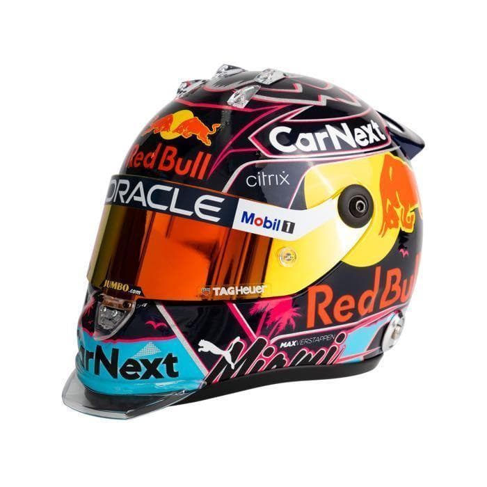フェルスタッペン1/2ヘルメット 2022マイアミ verstappen